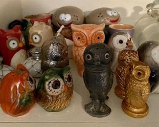 Many more assorted owls!