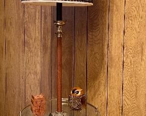 Item 181: MCM Lamp Side Table - 18" x 60": $65