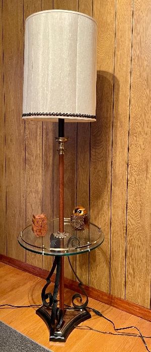 Item 181:  MCM Lamp Side Table - 18" x 60": $65 
