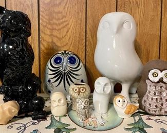 Assorted Owls!  All priced at the sale.  See you this weekend!  