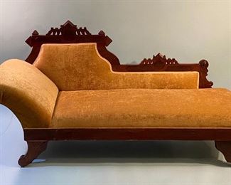 Victorian Eastlake Fainting Couch Chaise