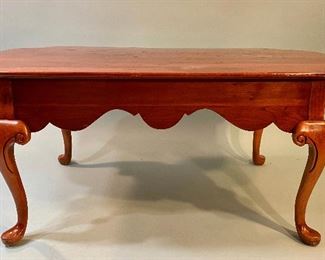 Scrolly Queen Anne Leg Coffee Table