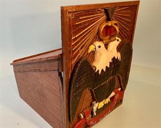 Masonic Portable Lecturn with Double Eagle