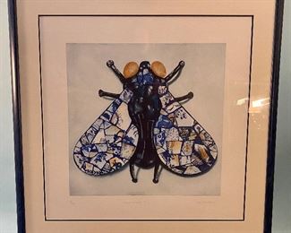 "China Cabinet Fly" John Kindness 5/100 LE Signed 