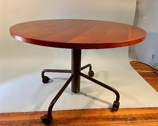 Scan Design Adjustable Height Round Table