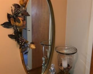 Large Vintage heavy Donneley Mirror from Kelley Michigan