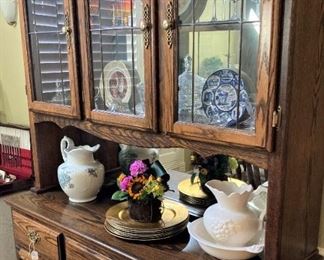 Coordinating china cabinet with so much display and storage space