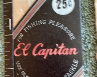 "El Capitan" fishing tackle