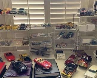 Great collection of model cars.