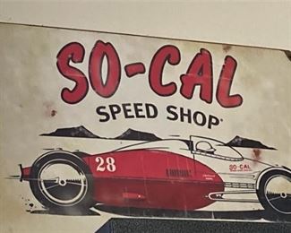 "So-Cal Speed Shop" sign
