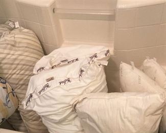 Tub of pillows
