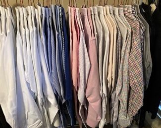 Men's shirts ----  straight from the cleaners