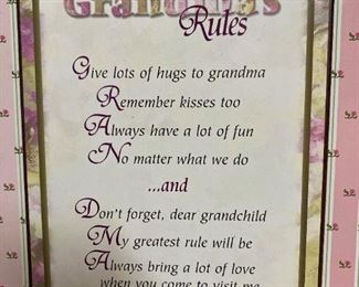 "Grandma's Rules"