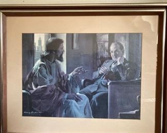 Jesus having conversation with a doctor