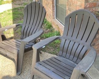 Adirondack chairs (plastic)