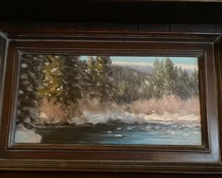 Colorado "Winter Color" by Stephen Day, who is a full time artist traveling between Arizona, New Mexico, Colorado and the region capturing the beauty of the Southwest. Working mainly in oil he paints various subjects from life, but the landscape is his first love.