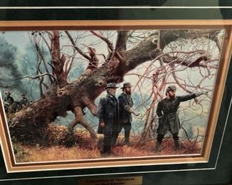 Art of the "Commanders of Manassas by Mort Kunstler"