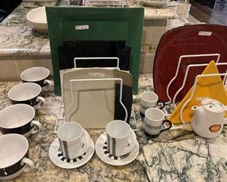 Miscellaneous cups and plates
