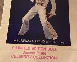Elvis Presley Limited Edition Doll Celebrity Collection "Supergold Elvis"