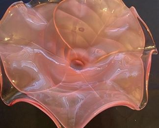 Viking Pink Hand Shaped Decorative Dish