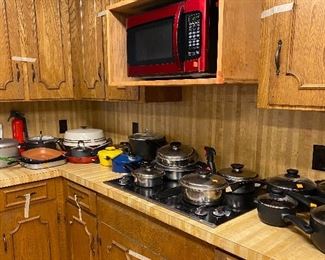 Assorted Kitchen Items, Pots & Pans