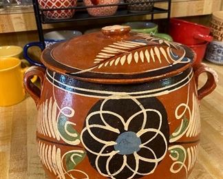 Mexico Clay Bean Pot