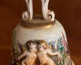 Capodimonte Dinner Bell 1535/366 Signed Italy