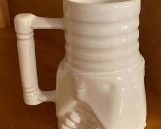 Frankoma Drill Bit Mug White