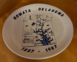 Nowata, Oklahoma Collectors Plate Frankoma
