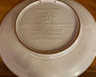 Nowata, Oklahoma Collectors Plate Frankoma