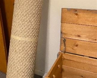 Rug Remnant, Blanket Chest