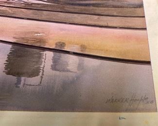 Oil Industry Print by Warner Homple