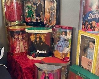 Assorted Barbie Doll Collection Still in Original Boxes