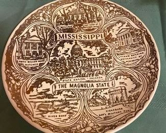 Collectible Plate Mississippi