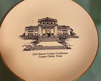 Collectible Plate Nueces County Courthouse 1914