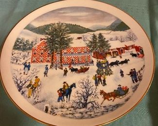 Collectible Plate Currier & Ives