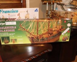 DUTCH WHALER BALENIERA OLANDESE, 1:60 SCALE WOOD/BRASS MODEL SHIP KIT, MANTUA
