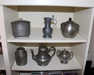 Huge Vintage Pewter Collection