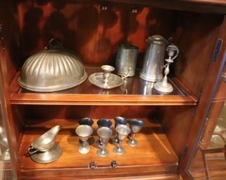 Huge Vintage Pewter Collection