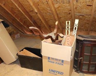 Scrap wood parts and pieces Great for projects!