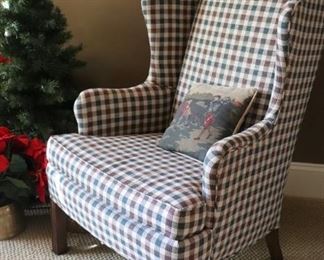 Lovely Pair of Wingback Chairs