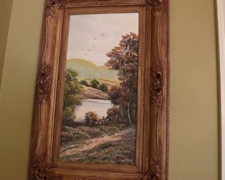 WILLIAM H. FARRELL SIGNED ORIGINAL OIL LANDSCAPE PAINTING