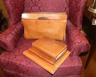 Hartman Leather Briefcase and Notebook Covers
