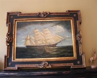 C. Parker Oil on Canvas Painting