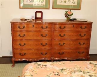 ROMWEBER FURNITURE, BATESVILLE, INDIANA HOLLYWOOD REGENCY VINTAGE BEDROOM SET 