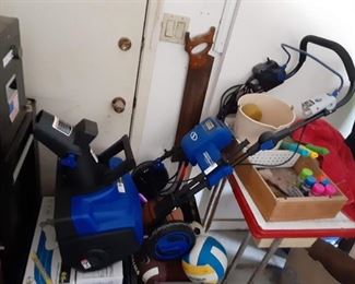 Battery Powered Cordless & Electric Snow Thrower $85