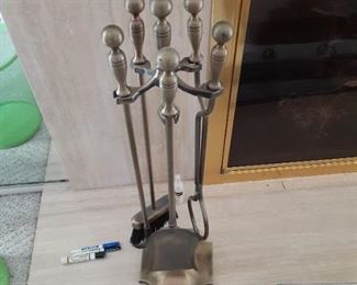 Fireplace tools $10