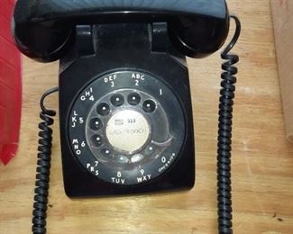 Vintage rotary black Michigan Bell Telephone $20