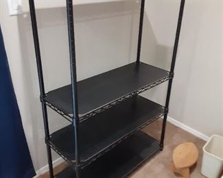 Metro rack shelving $15