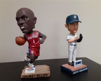 Chauncey Billups and Justin Verlander bobbleheads $9 each